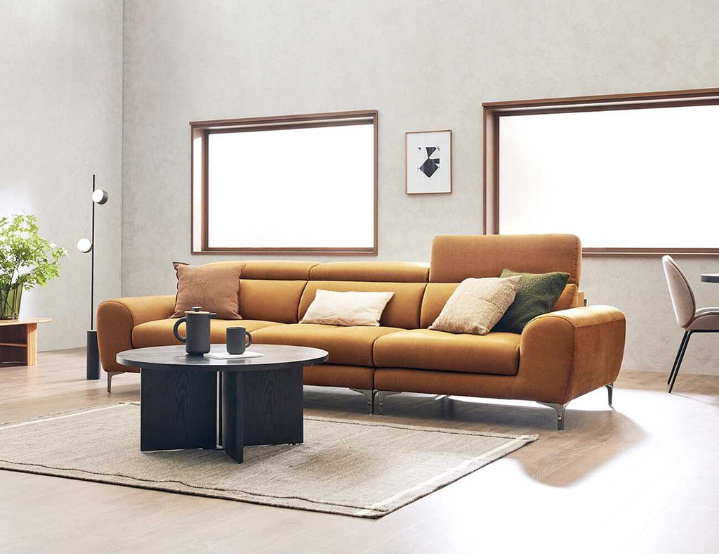 Sofa văng nỉ 3 chỗ tựa gật gù LOTTEPIE - 02