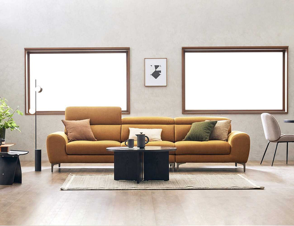 Sofa văng nỉ 3 chỗ tựa gật gù LOTTEPIE - 01