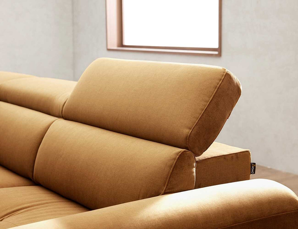 Sofa văng nỉ 3 chỗ tựa gật gù LOTTEPIE - 04