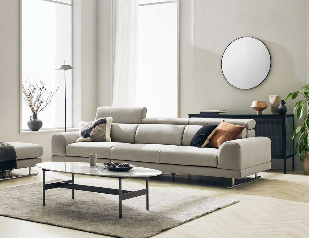 Sofa văng nỉ 2 chỗ tựa gật gù RESCHELLE  - 04