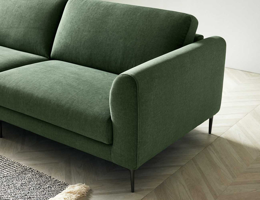 Sofa văng nỉ 3 chỗ tựa liền LORETO - 04