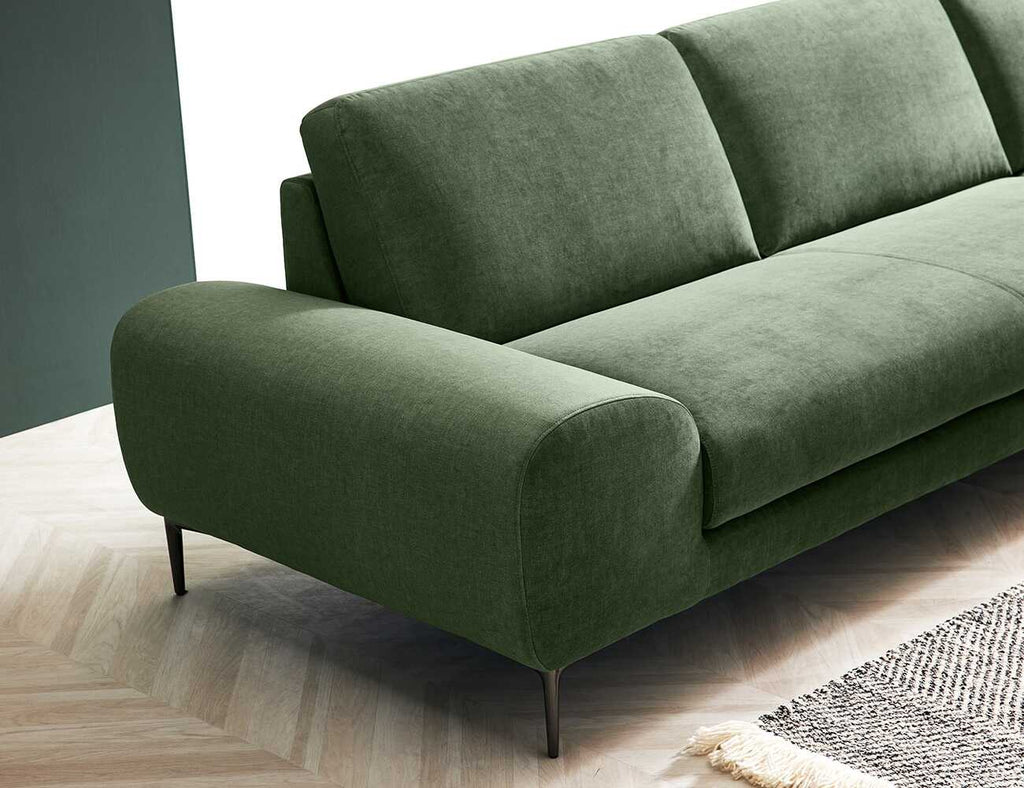 Sofa văng nỉ 3 chỗ tựa liền LORETO - 03