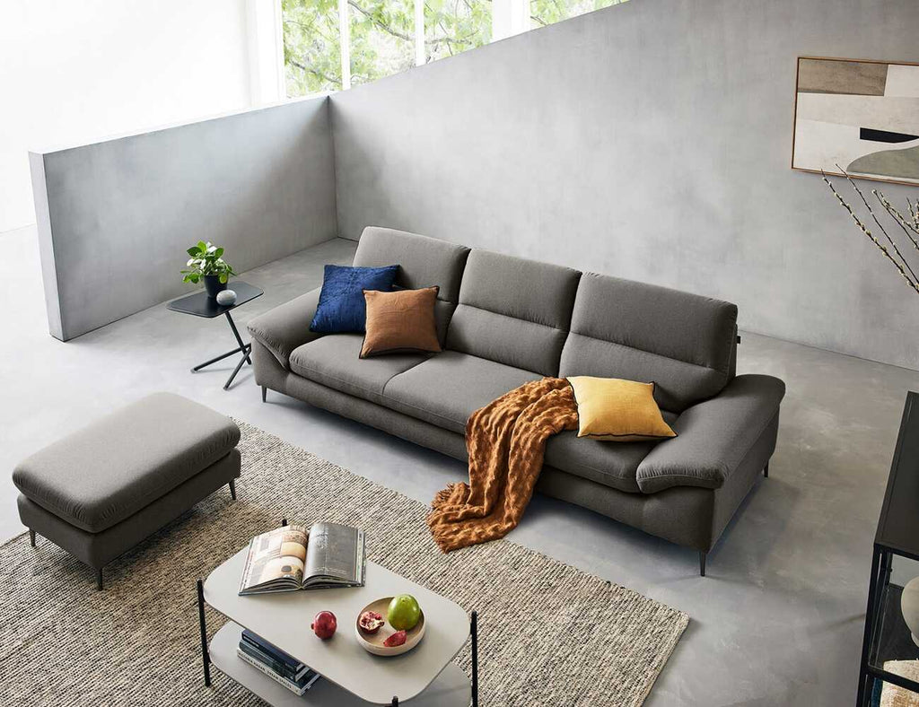 Sofa văng nỉ 3 chỗ tựa liền LORRI - 02