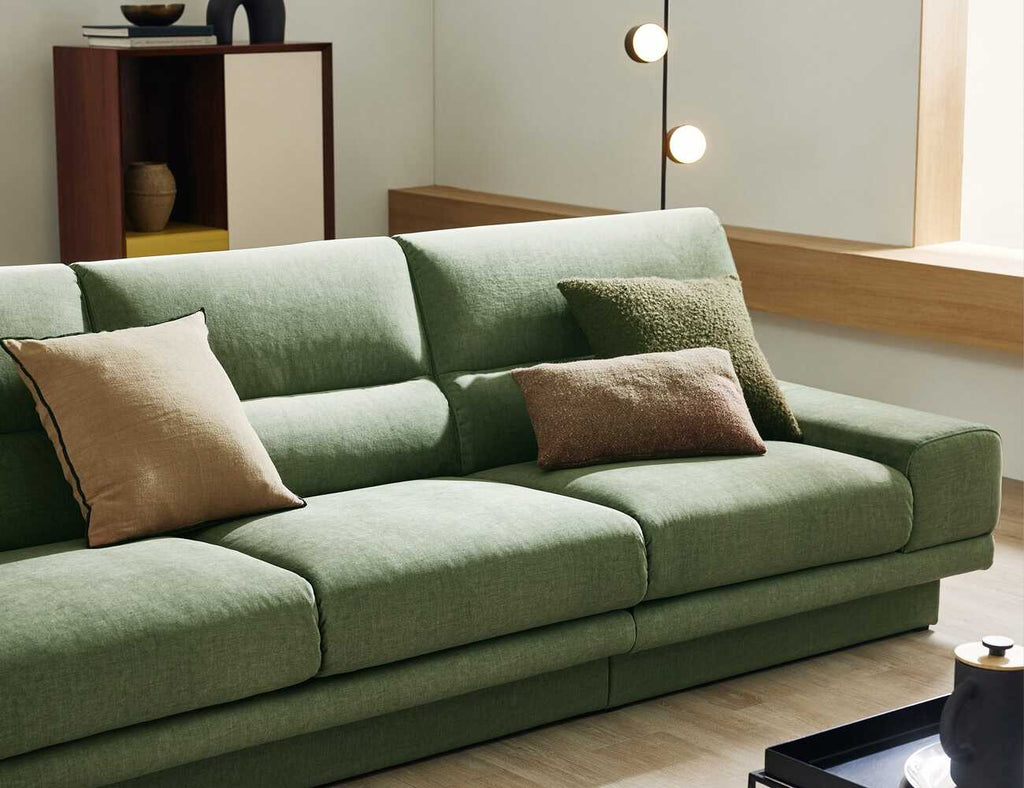 Sofa văng nỉ 3 chỗ tựa liền MELINA - 04