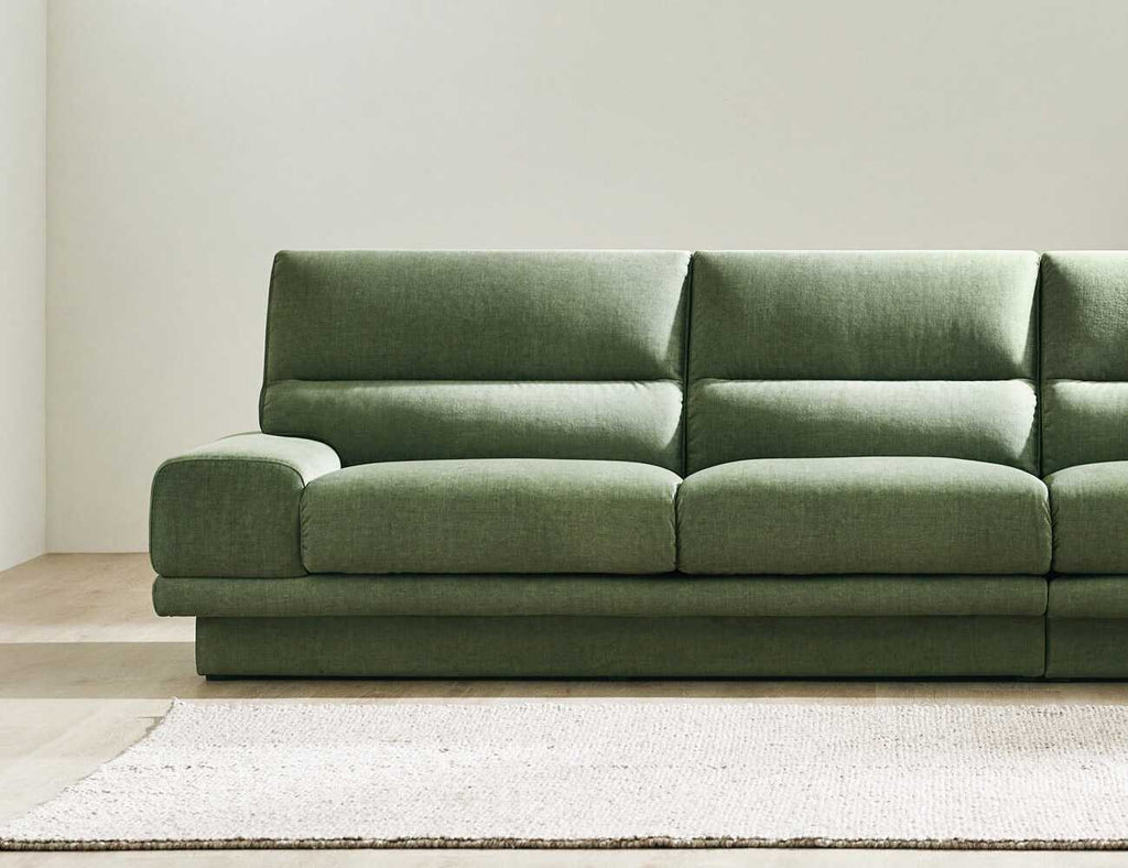 Sofa văng nỉ 3 chỗ tựa liền MELINA - 03