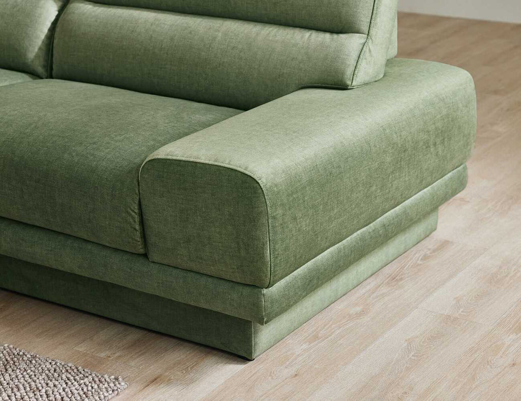 Sofa văng nỉ 3 chỗ tựa liền MELINA - 05