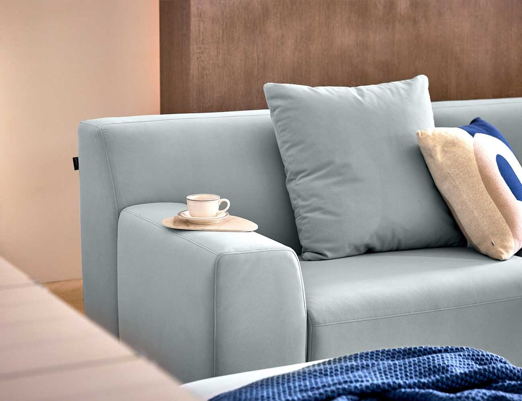 Sofa văng nỉ 3 chỗ tựa liền METONAC - 04