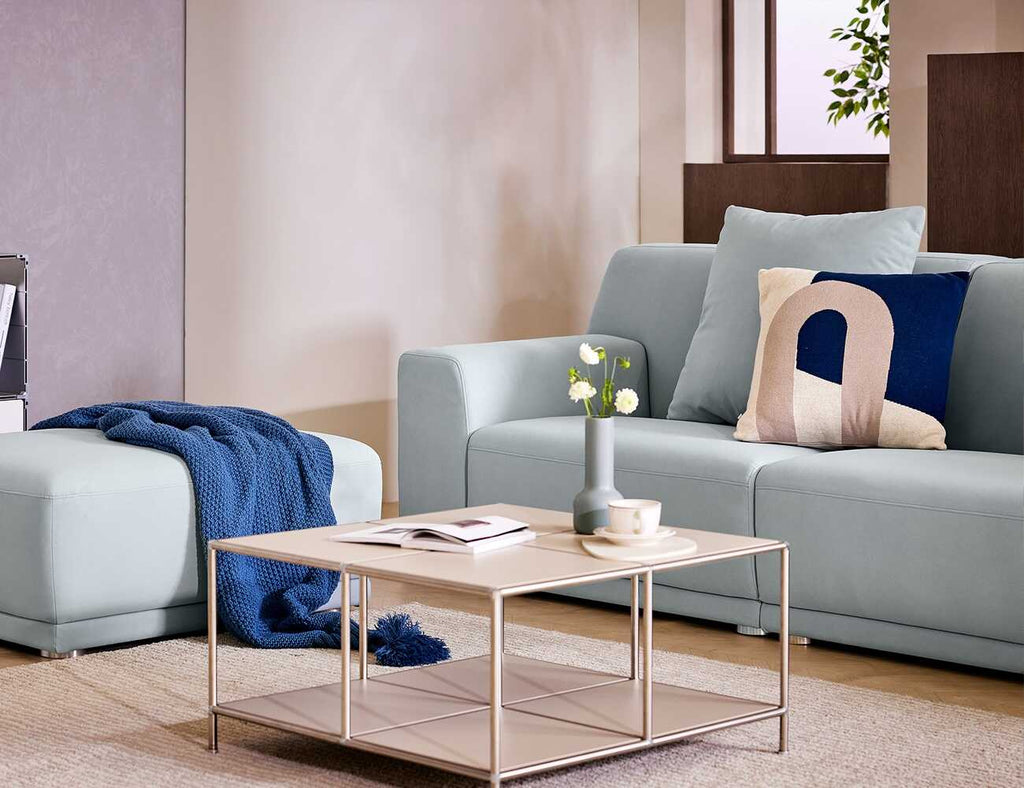 Sofa văng nỉ 3 chỗ tựa liền METONAC - 03