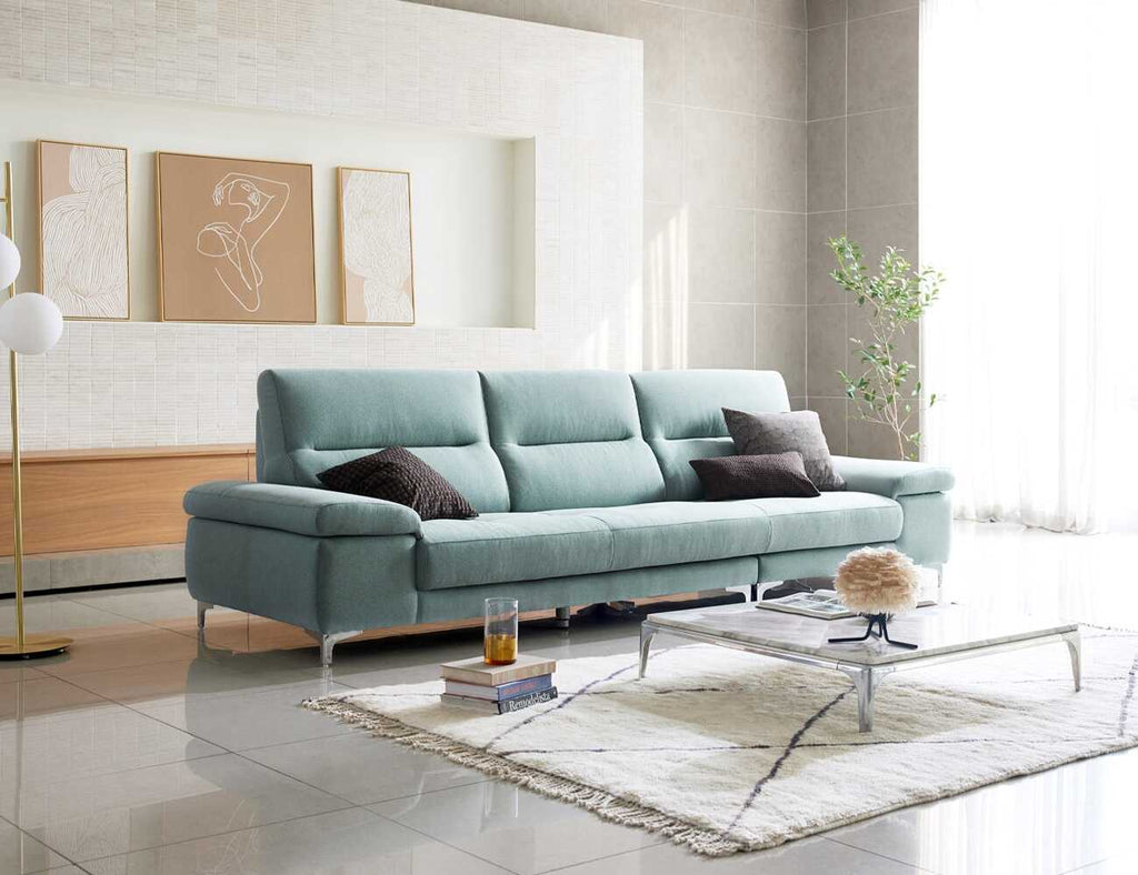 Sofa văng nỉ 3 chỗ tựa liền NEVA - 02