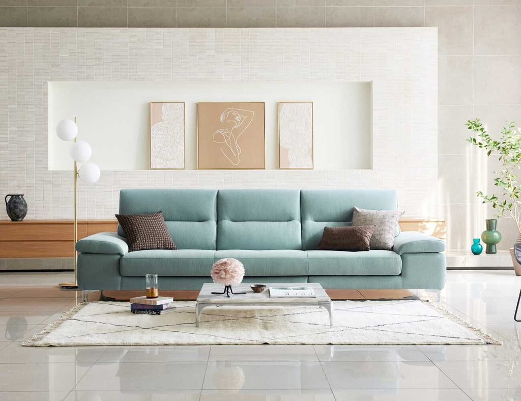 Sofa văng nỉ 3 chỗ tựa liền NEVA - 01