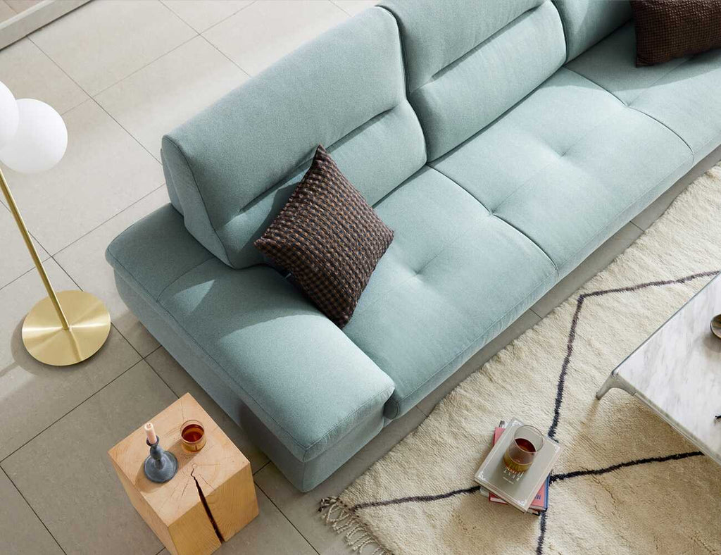 Sofa văng nỉ 3 chỗ tựa liền NEVA - 03