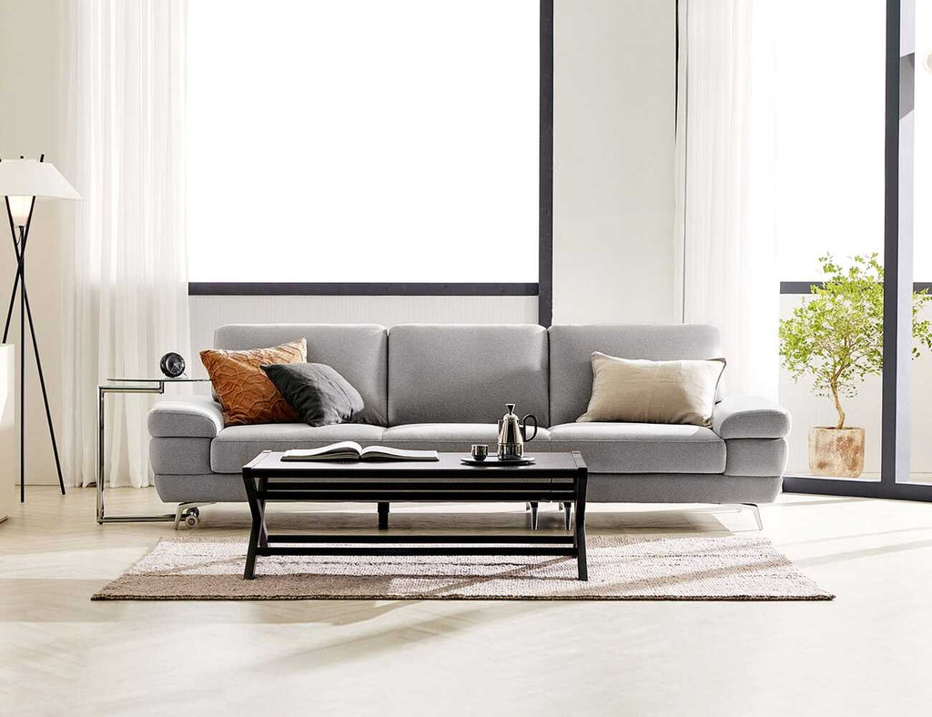 Sofa văng nỉ 3 chỗ tựa liền NEXT - 01