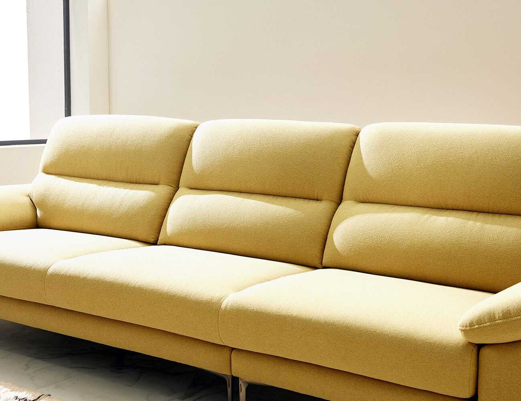 Sofa văng nỉ 3 chỗ tựa liền ROSA - 08