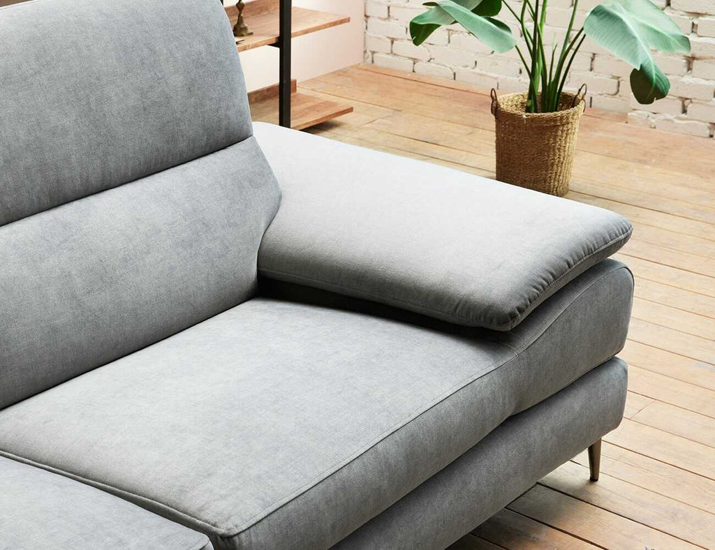 Sofa văng nỉ 3 chỗ tựa liền - VELVET - 21