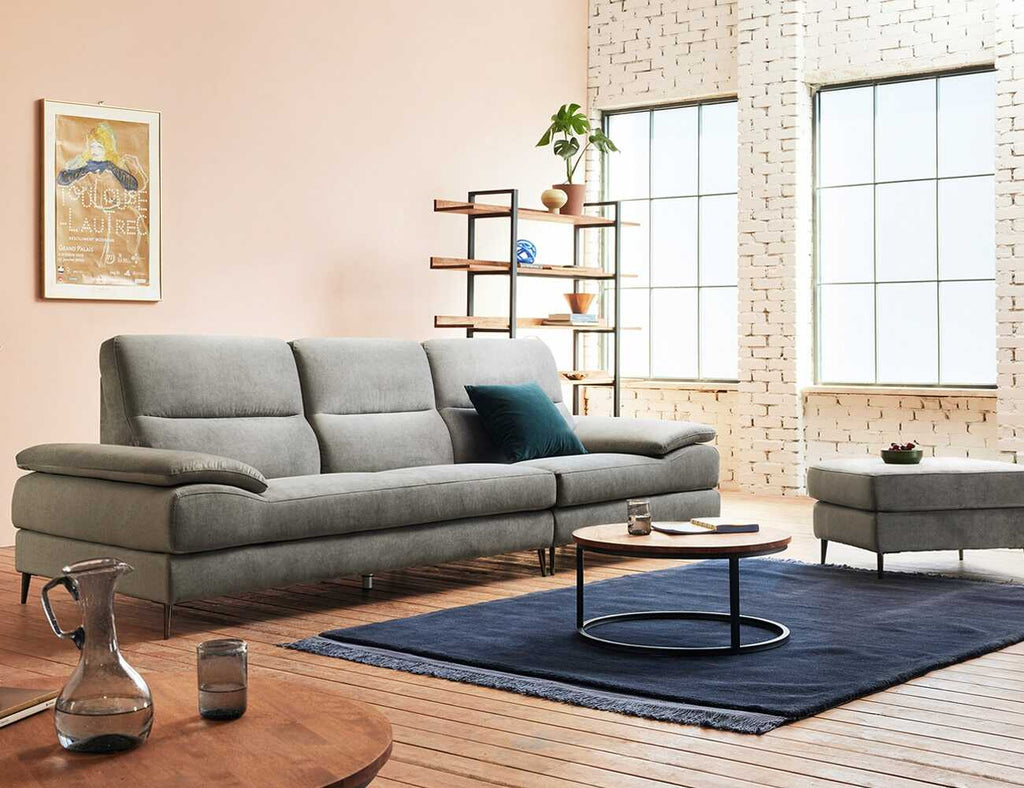 Sofa văng nỉ 3 chỗ tựa liền - VERUP - 16