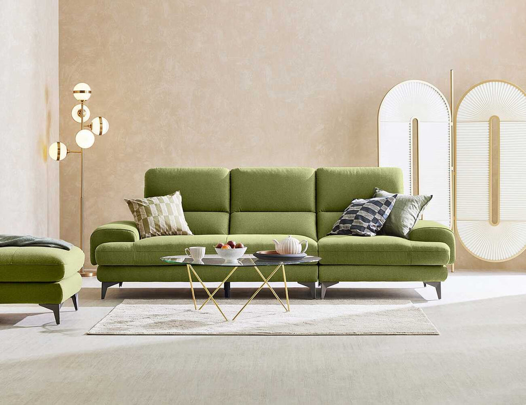 Sofa văng nỉ 3 chỗ tựa liền - VINATO - 19