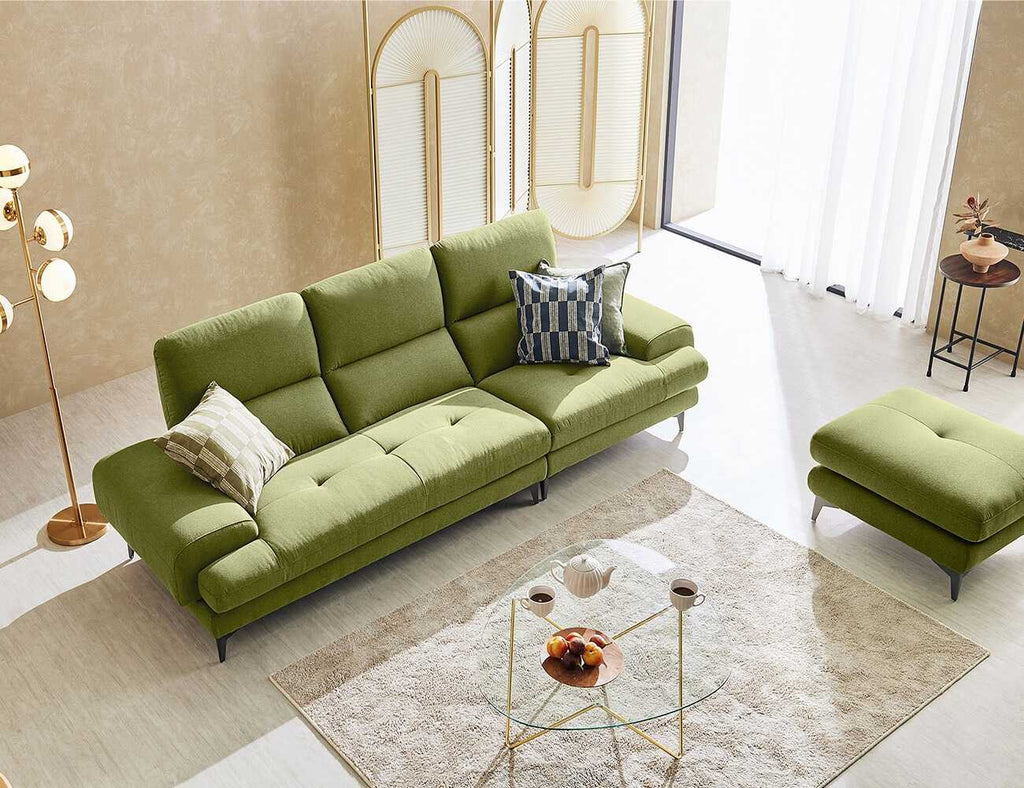 Sofa văng nỉ 3 chỗ tựa liền - VINATO - 20