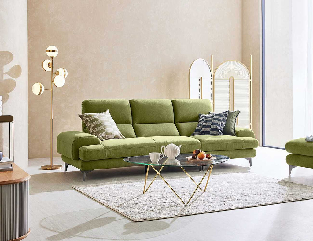 Sofa văng nỉ 3 chỗ tựa liền - VINATO - 21