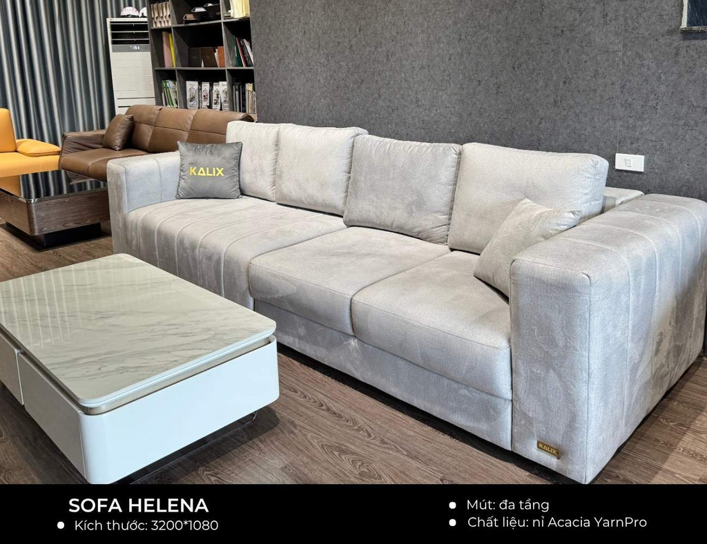 Sản phẩm có sẵn - Sofa văng Helena 3m2 bọc vải nỉ Acacia màu 04 - Rabbit-03