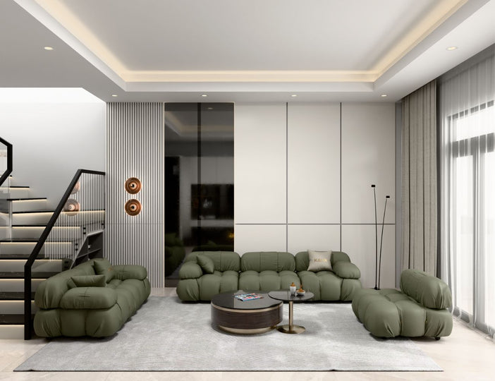 Sofa da bò Ý cao cấp LYVAN-11