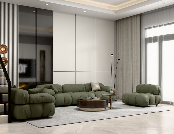 Sofa da bò Ý cao cấp LYVAN-10