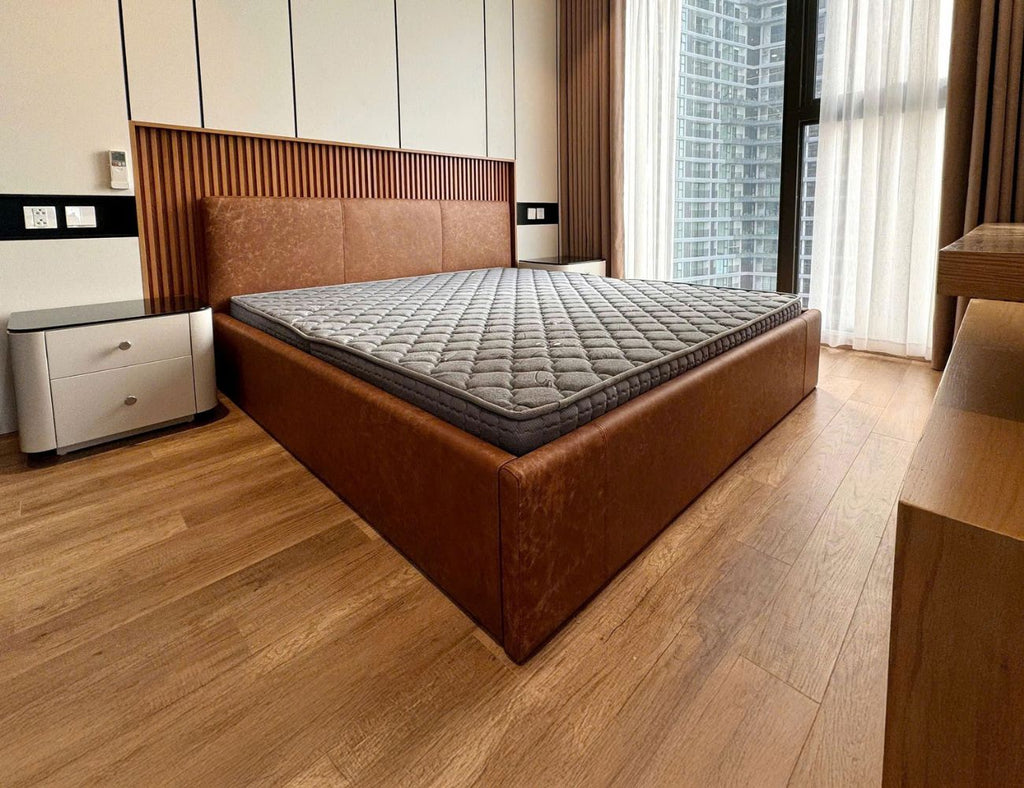 Giường bọc da thiết kế sang trọng – Maurice - 02