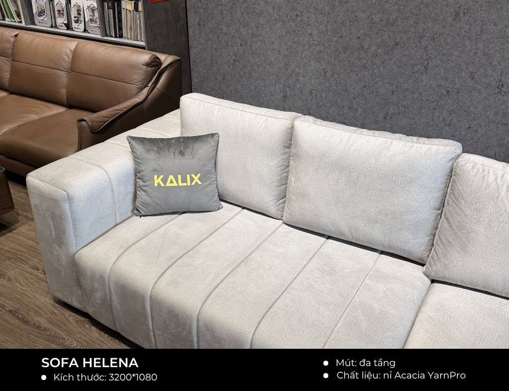 Sản phẩm có sẵn - Sofa văng Helena 3m2 bọc vải nỉ Acacia màu 04 - Rabbit-03