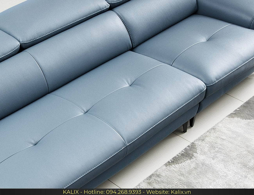 Sofa VINATO - Sofa văng da 3 chỗ tựa gật gù KALIX